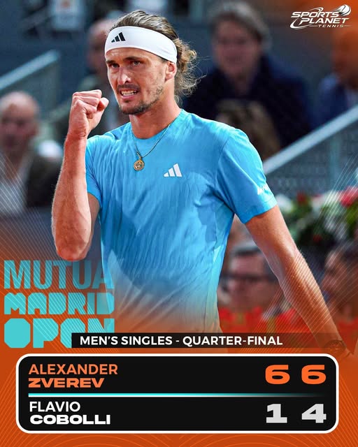 Alexander Zverev-Flavio Cobolli