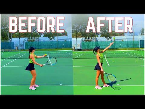 Embedded thumbnail for Tennis Serve Lesson - beginner